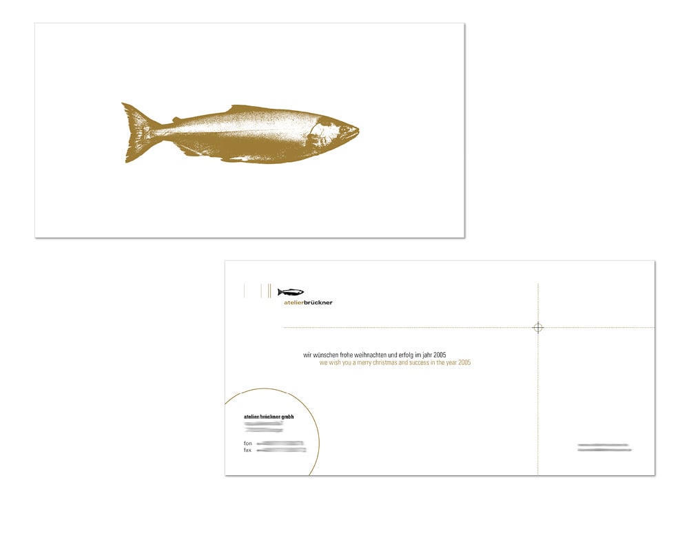 Weihnachtskarte Architektur Büro Praktikum