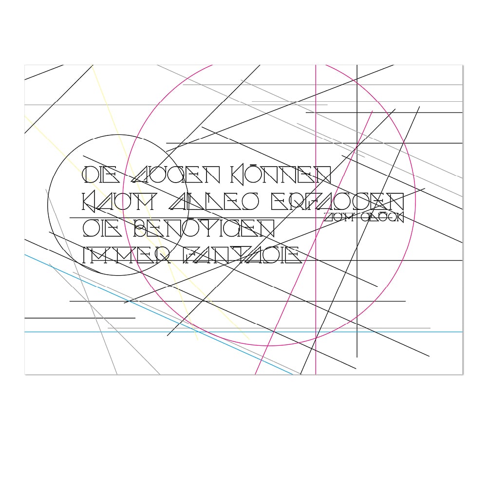 Plakat freie Arbeit SEEGER DESIGN Konzeption & Gestaltung, Berlin